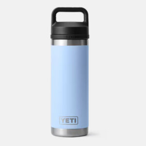 YETI RAMBLER 18oz BOTTLE BIG SKY BLUE w/ CHUG CAP