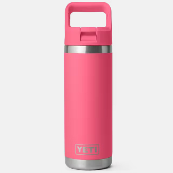 YETI Rambler 18oz Water Bottle Tropical Pink 1 YETI Rambler 18oz Water Bottle Tropical Pink