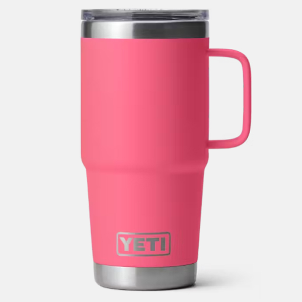 YETI Rambler 20oz TRAVEL MUG Tropical Pink 1 YETI Rambler 20oz TRAVEL MUG Tropical Pink