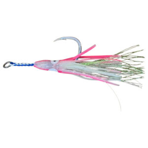 UVTFishing Beast Hunter Assist Hooks with Glow Squid Skirts