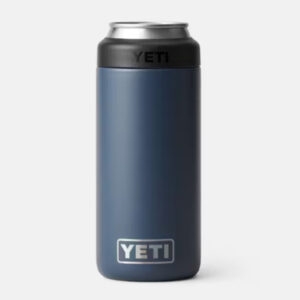 YETI 12 OZ Rambler Colster Slim Can Cooler NAVY