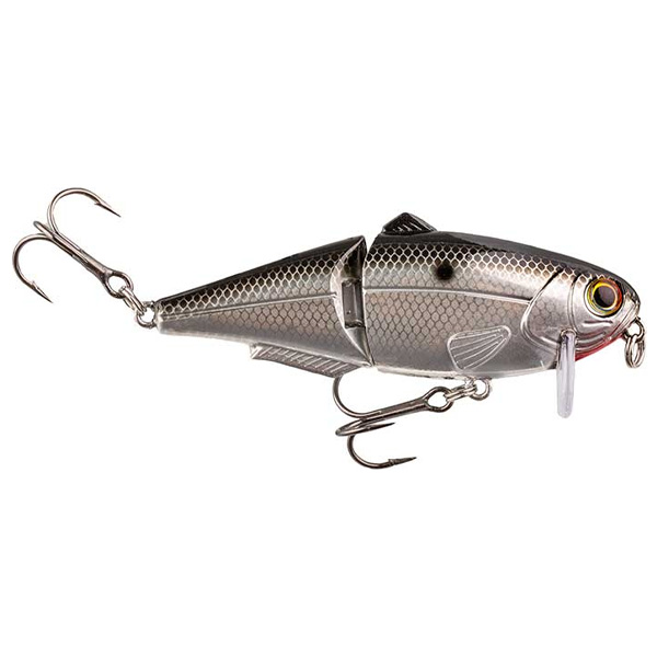 Strike King Wake Shad Hard Bait Lure - Mirage Chrome Black 1 Strike King Wake Shad Hard Bait Lure - Mirage Chrome Black