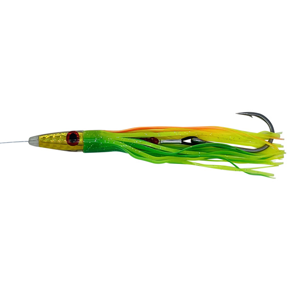 ChatterLures Machine Stingers Fishing Lure, 9" - Zucchini 1 ChatterLures Machine Stingers Fishing Lure - Zucchini