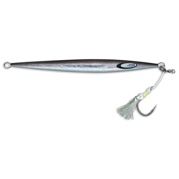 JYG Pro Fishing STRYKE Tuna Rigged Jig Lure, 240g - Sand Eel 1 JYG Pro Fishing STRYKE Tuna Rigged Jig Lure - Sand Eel