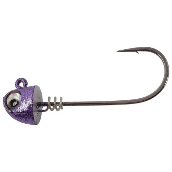 No Live Bait Needed Jigheads, 8" 1oz - Purple Haze 1 No Live Bait Needed Jigheads - Purple Haze