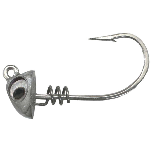 No Live Bait Needed Jigheads, 5" .5oz - Raw 1 No Live Bait Needed Jigheads - Raw