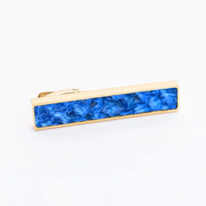Teal Heron POTOMAC TIE BAR ROYAL BLUE SEA BASS