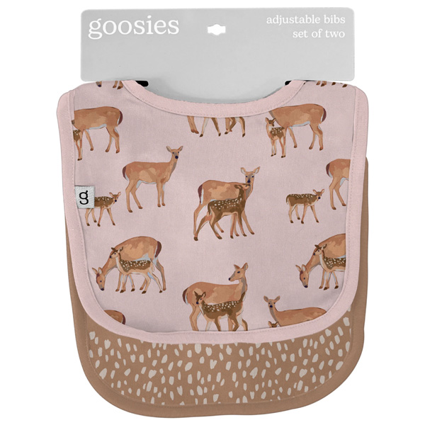 Goosies Bib Set - Does and Fawns 1 Goosies Bib Set - Does and Fawns