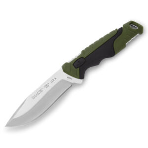 Buck Knives 658 Small Pursuit Fixed Blade Knife - Green/Black