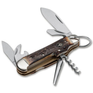Boker Solingen Camp Folding Pocket Knife Stag