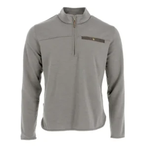 TOM BECKBE Tucker Fleece Quarter Zip GREYSTON