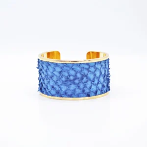 Teal Heron ASHPO CUFF ROYAL BLUE SEA GOLD