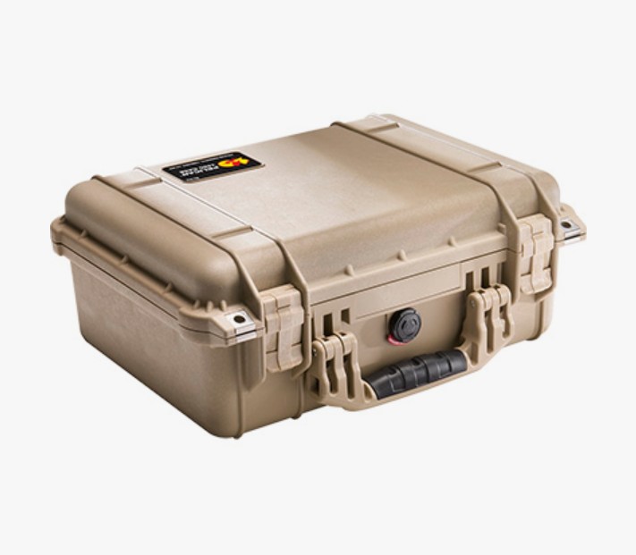 Pelican 1450 Protector Case - Tan 1 Pelican 1450 Protector Case - Tan