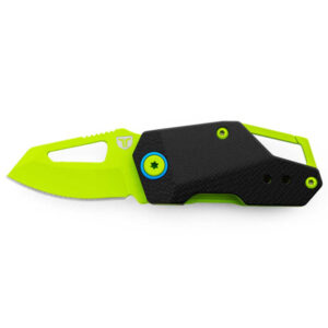 Alliance Consumer Group TRUE Berm Keychain Flipper Folding Knife - Green-Black