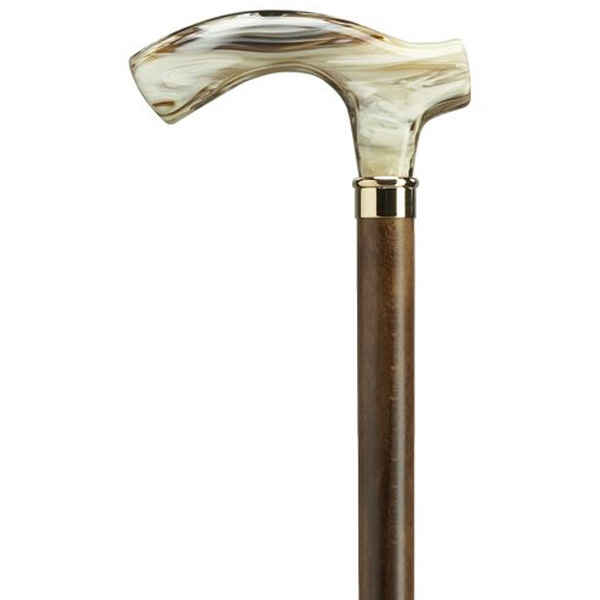 Harvy Canes Imported Acrylic Fritz Brown Marblized Cane 1 Harvy Canes Imported Acrylic Fritz Brown Marblized Cane