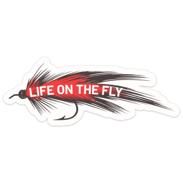 National Parks and Beyond Life On the Fly Fishing Sticker 1 National Parks and Beyond Life On the Fly Fishing Sticker