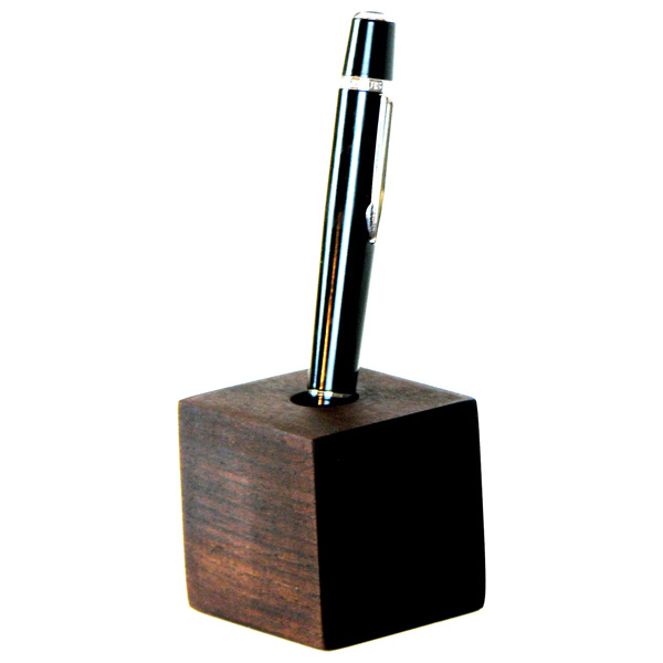 Clark Fine Wood Products Pen Holder - Walnut 1 Clark Fine Wood Products Pen Holder - Walnut