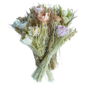 Blue Ocean Traders Dried Flower Mixed Color Bouquet, Small