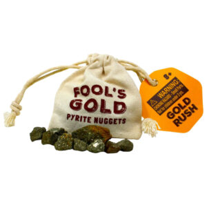GeoCentral Gold Rush Pyrite Nuggets Bag