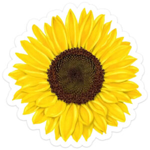 Sticker Art Sunflower Sticker
