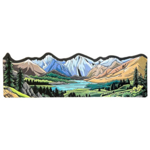 Sticker Art Mountain Hiking Sticker Wrap