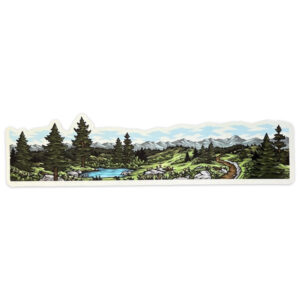 Sticker Art Mountain Paradise Sticker Wrap