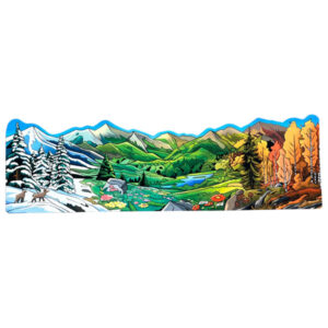 Sticker Art Four Seasons Mountain Sticker Wrap