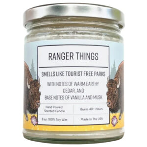Two Little Fruits Ranger Things Cedar Soy Candle