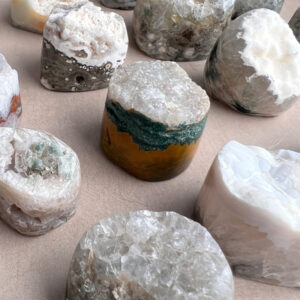 Terra Dawn Minerals Ocean Jasper Mixed Vein Druzy Core