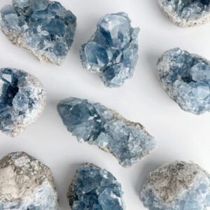 Terra Dawn Minerals Celestite Crystal Geodes