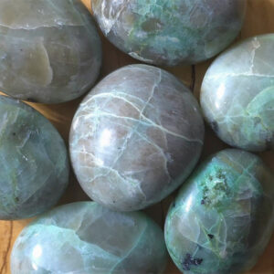 Jensen Rocks Green Moonstone Palm Stone