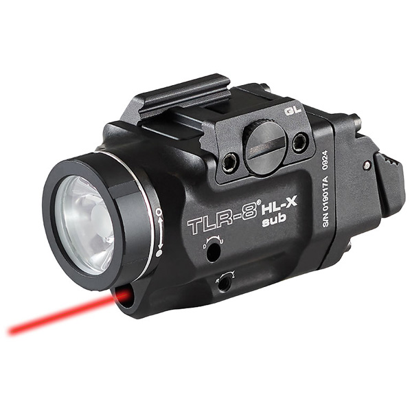 Streamlight TLR-8 HL-X Sub Gun Light with Red Laser for SIG Sauer P365/XL 1 Streamlight TLR-8 HL-X Sub Gun Light with Red Laser