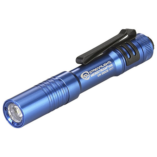Streamlight MicroStream USB Pocket Flashlight - Blue 1 Streamlight MicroStream USB Pocket Flashlight - Blue