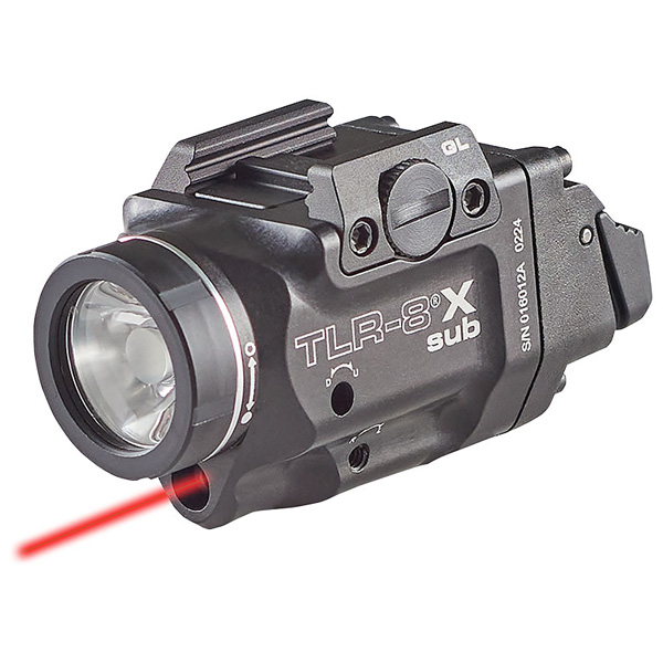 Streamlight TLR-8 X Sub Gun Light with Red Laser for 1913 1 Streamlight TLR-8 X Sub Gun Light with Red Laser