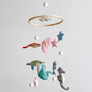 Ganapati Crafts Co Felt Baby Mobile - Sea Life