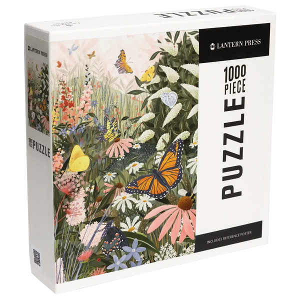 Lantern Press Butterfly Garden Pastel 1000 Piece Puzzle 1 Lantern Press Butterfly Garden Pastel 1000 Piece Puzzle