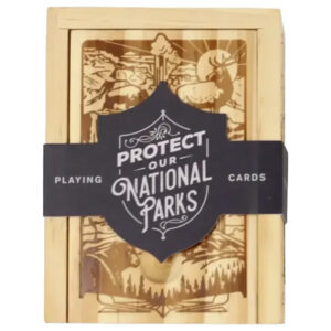 Lantern Press Protect Our National Parks Playing Cards Wood Box Set