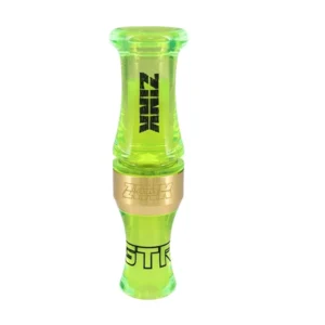 Zink Game Calls Green Top Rocker Duck Call - Green Interference