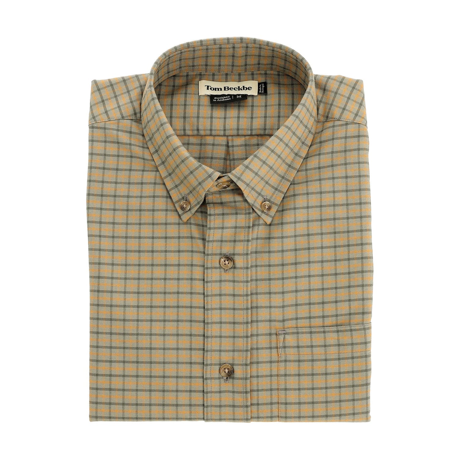 Tom Beckbe Culver Oxford Shirt - Olive Umber 1 Tom Beckbe Culver Oxford Shirt - Olive Umber