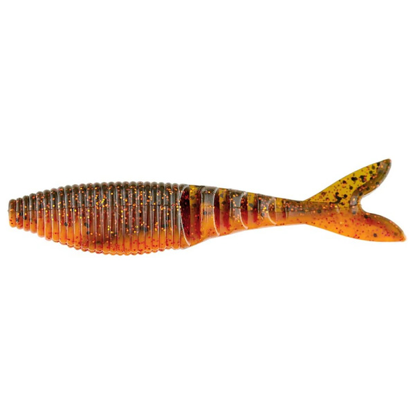 Yamamoto Baits Zako Swimbait Fishing Lures, 4" - Watermelon with Copper/Orange with Red 1 Yamamoto Baits Zako Swimbait Fishing Lures - Watermelon with Copper/Orange with Red
