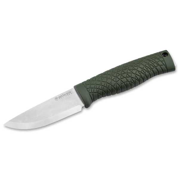 Boker Germany Bronco Mini CPM3V Green Scandi Fixed Blade Knife 1 Boker Germany Bronco Mini CPM3V Green Scandi Fixed Blade Knife