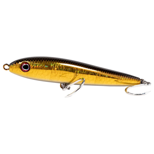 Dark Matter Feeder Minnow Hard Bait Lure - Holo Gold/Black Back 1 Dark Matter Feeder Minnow Hard Bait Lure - Holo Gold/Black Back