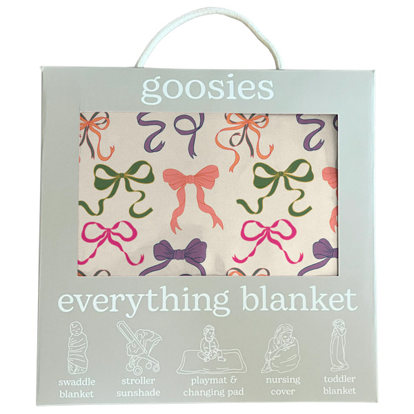 Goosies Everything Blanket - Bows 1 Goosies Everything Blanket - Bows