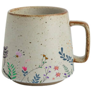 Artsy Em Floral Bloom Stoneware Mug