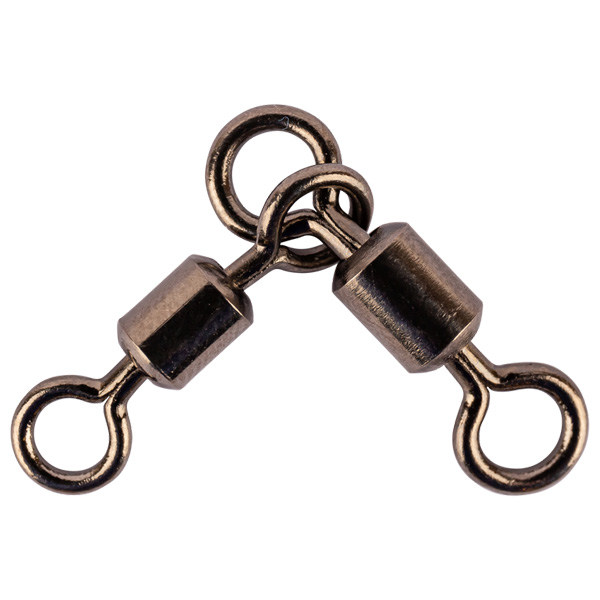 Mustad Fishing Power 3-Way Swivels, 1/0 1 Mustad Fishing Power 3-Way Swivels