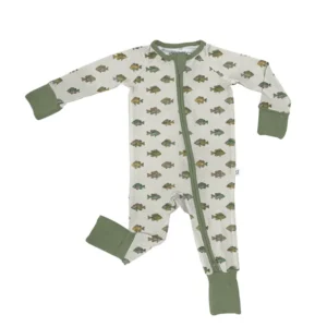 Goosies Kid's Long-Sleeve Zip PJ - Lake Fish