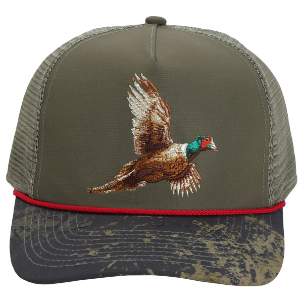 Paramount Outdoors Pheasant Upland Trucker Rope Cap 1 Paramount Outdoors Pheasant Upland Trucker Rope Cap