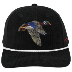 Paramount Outdoors Corduroy Wood Duck Performance Cap - Black