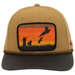 Paramount Outdoors Canvas Upland Flush Patch Hat with Wax Cloth Visor - Beige