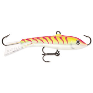 Rapala Jigging Rap Fishing Lure - Pink Tiger UV